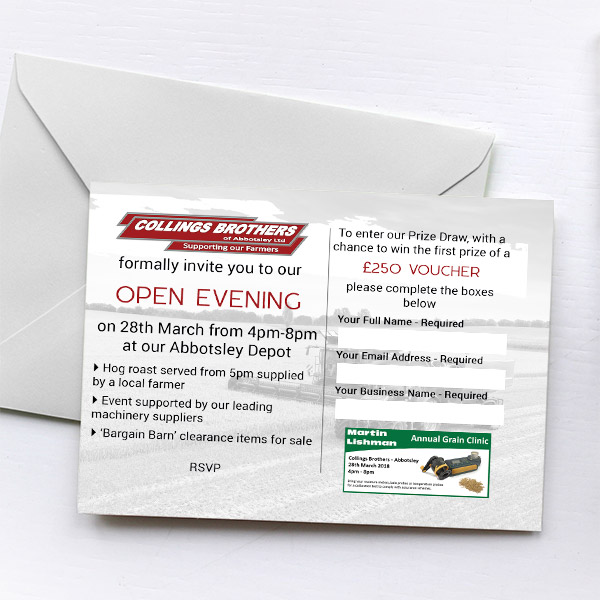 Invitation Cards A6 Luxury Double Sided