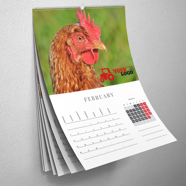 Wall Calendars A4 Luxury Double Sided