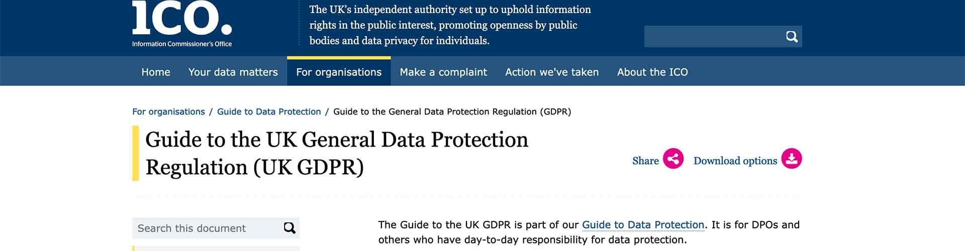 Writing Your Uk Gdpr Policy