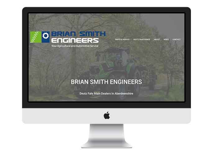 Web Design Uk Portfolio Brian Smith Engineers Website